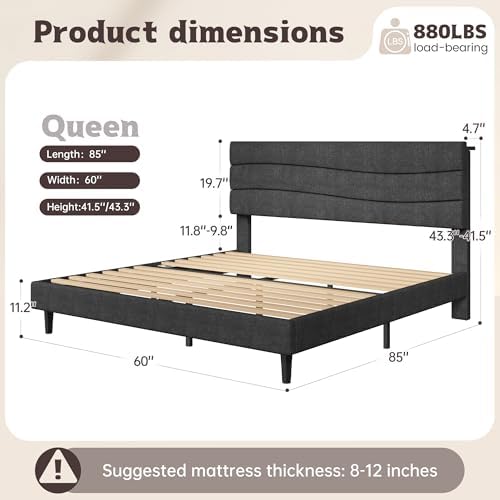 EnHomee Queen Size Bed Frame - Image 2
