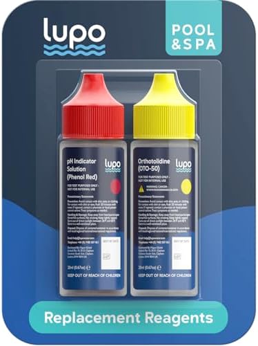 Lupo 2-in-1 Pool Test Kit Replacement Reagents | Pool Testing Kit Refill by Unknown