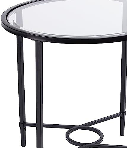 SEI Furniture - Quinton Oval Side Table - Transitional Design - Image 5