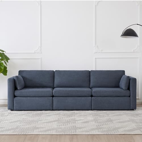 CHITA 112" Modular Sectional Sofa, 3 Seat Modular Couch by Unknown