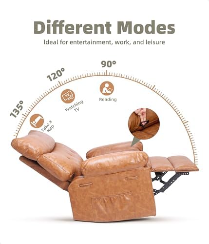 GarveeHome Leather Recliner Chair - Image 4