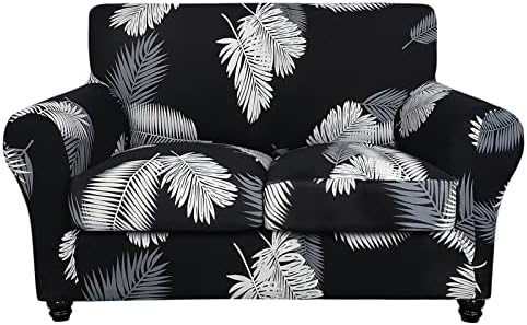 SearchI Stretch Sofa Cover Printed Couch Cover, Floral Pattern 3 Pieces by SearchI