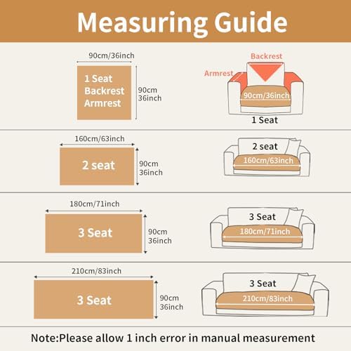 Couch Covers for Sectional Sofa, L Shaped Modular Couch Cover - Image 7