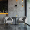 Yaheetech Barrel Accent Chairs Set of 2, Modern Cozy Vanity Chairs by Yaheetech