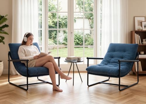 Modern Accent Chair Set of 2, Living Room Chair - Image 3