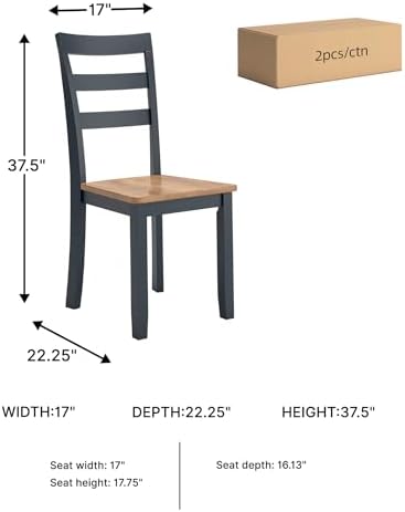 Signature Design by Ashley Gesthaven Ladder Back Dining Chairs - Image 3