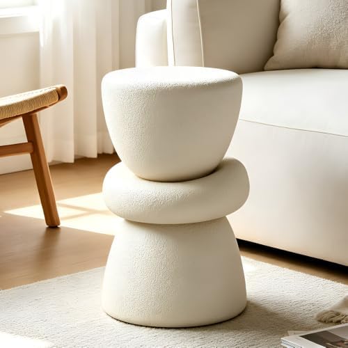 WILLIAMSPACE 16.14" Faux Marble Sculptural Side Table - Image 6
