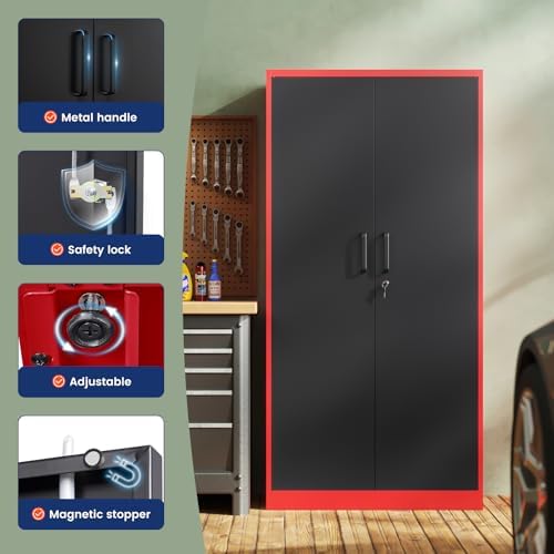 Yizosh Metal Storage Cabinet - Image 4