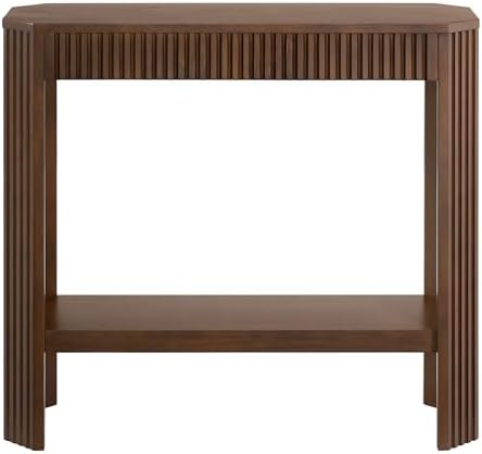 Alaterre Furniture Fluted Solid Wood Console Table, 36”x12”x32” - Image 7