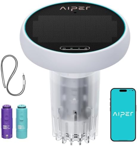 AIPER HydroSync Smart Pool Monitor, 24/7 Automatic Water Testing by AIPER