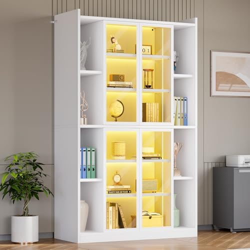 SEDETA 71" Tall 6-Tier Display Cabinet - Image 3