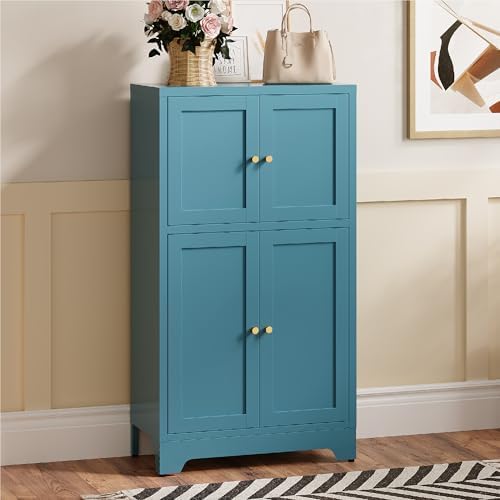 Bathroom Floor Storage Cabinet, Freestanding Accent Cabinets - Image 6
