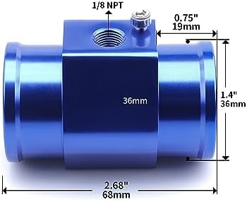 Aluminum Water Temp Joint Pipe - Image 2