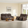Watson & Whitely Genuine Leather Power Reclining Sofa & Loveseat Set by WatsonWhitely