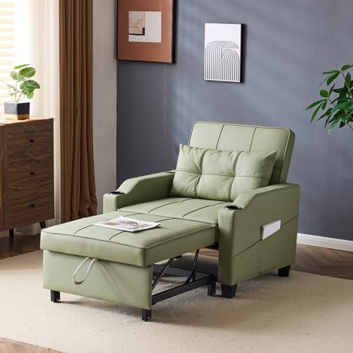 VINGLI Convertible Sleeper Chair Bed, Pull Out Sofa Couch by VINGLI