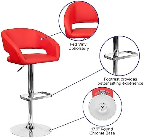Flash Furniture Erik Comfortable & Stylish Contemporary Barstool - Image 4