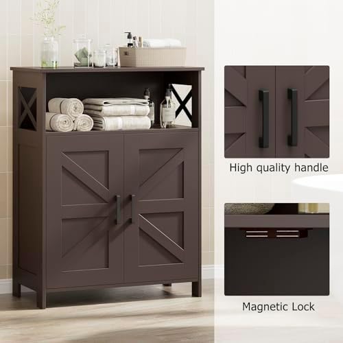 Homhedy Farmhouse Bathroom Storage Cabinet - Image 5