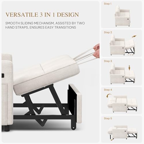 YITAHOME 55" Convertible Sofa Bed - Image 6