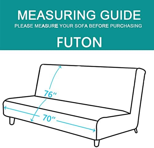 U-NICE HOME Futon Sofa Covers 68''Armless Couch Cover - Image 4