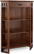 Leick Home Mission Corner Bookcase, Mission Oak by LeickFurniture