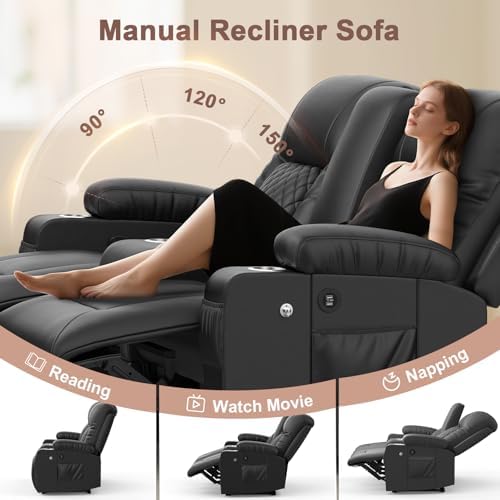 YONISEE Loveseat Recliner and Recliner Chair - Image 6