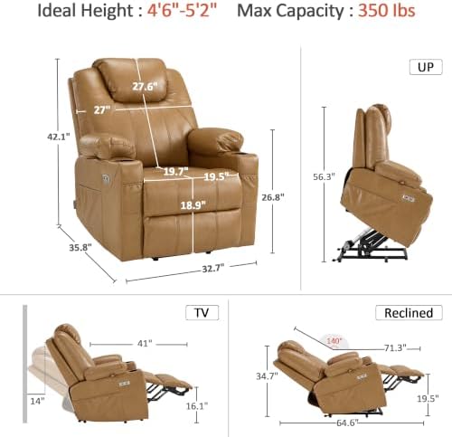 MCombo Small Power Lift Recliner Chair - Image 3