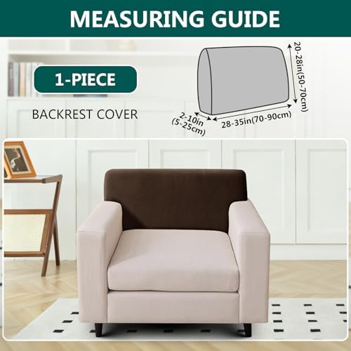 UNBBRRL Stretch Sofa Backrest Cushion Cover - Image 2