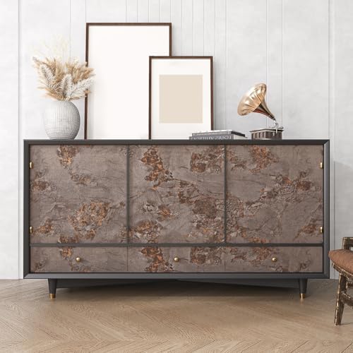 VEELIKE Thick Metallic Brown Marble Contact Paper - Image 7