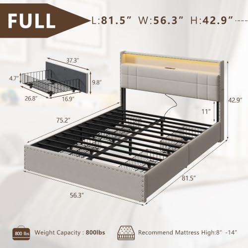 Forestell Full Size Bed Frame - Image 2