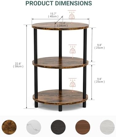Small Round Side Table - Image 2