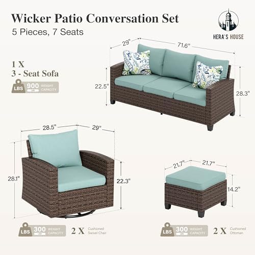HERA'S HOUSE Patio Furniture Set - Image 6
