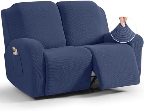 TAOCOCO Stretch Loveseat Recliner Covers 6 Piece by TAOCOCO