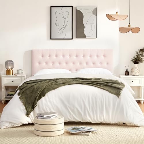 Upholstered Headboard California King, Adjustable Height 37''- 51'' - Image 3