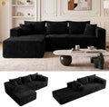 L-Shaped Sectional Boneless Cloud Couch by HouseMila
