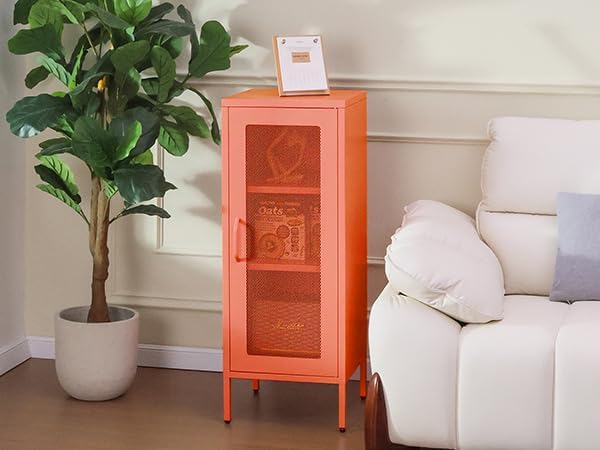 ALBAD Slim Metal Storage Cabinet - Image 4