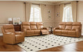 HAOMARKETS 3-Piece Top Grain Leather Power Reclining Sofa Set, Include Dual by HAOMARKETS