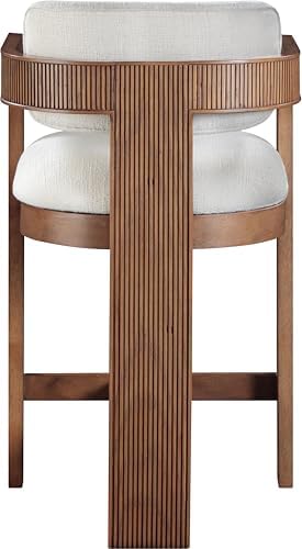Meridian Furniture Sacha Linen Blend Counter Stool - Image 6
