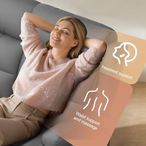 Reclining Loveseat Sofa, RV Loveseats Recliner Sofas Wall Hugger, Double - Image 5