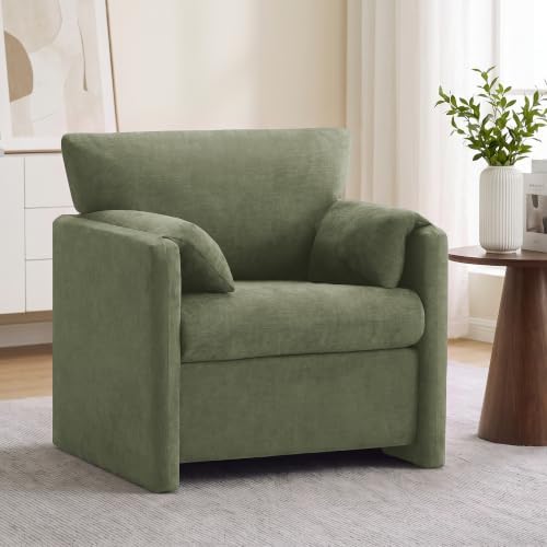 Oversized Accent Chair Set of 2, Comfy Reading Chair - Image 3