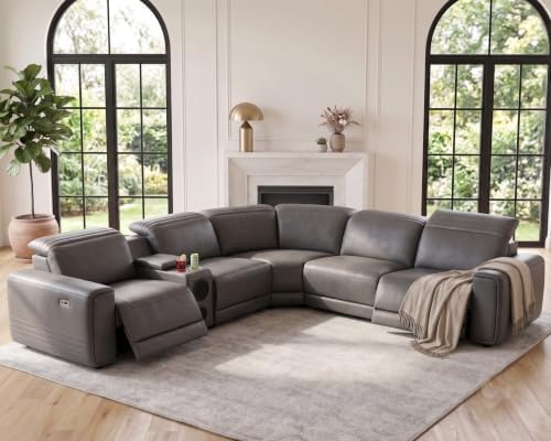 Power Recliner Sectional Sofa by Ocsttasofa