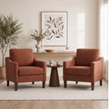 VKNOW Accent Chairs Set of 2, Modern Upholstered Armchairs by VKNOW