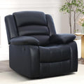 CANMOV Manual Recliner Chair, Faux Leather Recliner Chair by CANMOV