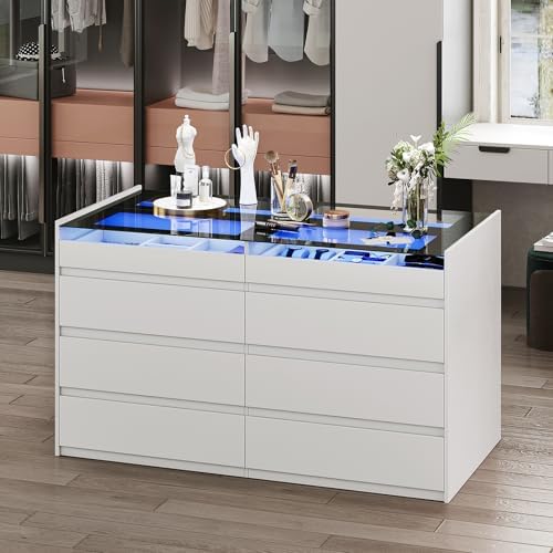 LIVAUVEAD 16 Drawer Closet Island - Image 7