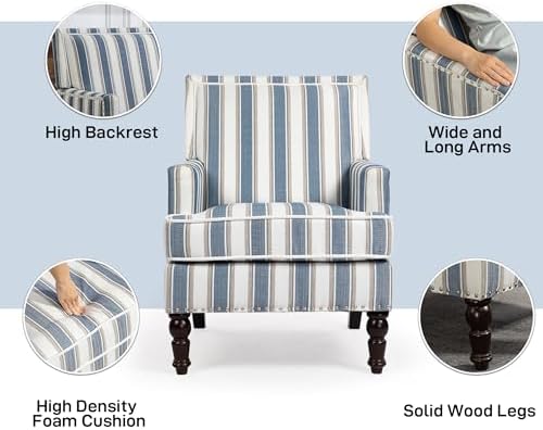 Accent Chair, Comfy Cozy Modern Mid-Century Accent Chairs - Image 4