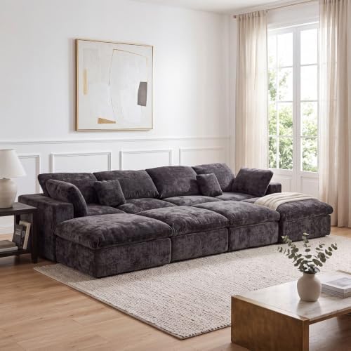 153" Oversized Boneless Sleeper Couch by fanzutuz