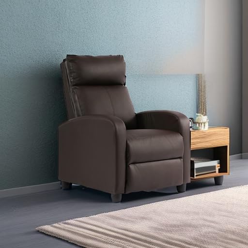 BestMassage Recliner Chair No Massage Function | Pu Brown - Image 6