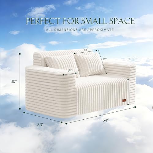 ZurNesfure Sofa Couch Loveseat Boneless Sofa - Image 2