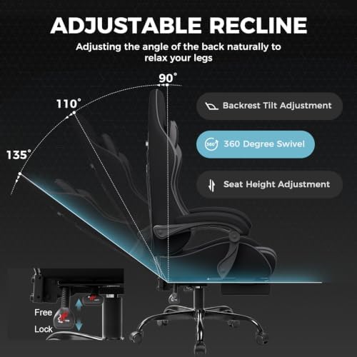 GTPLAYER Gaming Chair, Computer Chair - Image 7