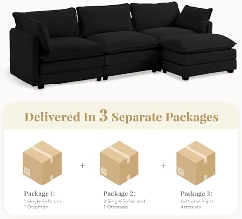 ROWHY 112'' Modular Sectional Cloud Couch - Image 3