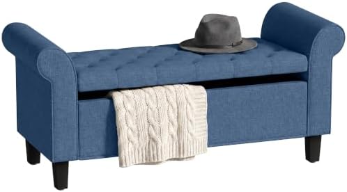 HOMCOM 47" Storage Ottoman End of Bed Bench by HOMCOM